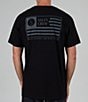 Color:Black - Image 1 - Short Sleeve Freedom Flag T-Shirt