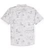 Color:Light Grey - Image 2 - Short Sleeve Seafarer Tech Woven Shirt