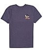 Color:Navy Heather - Image 2 - Short Sleeve Siesta Graphic T-Shirt