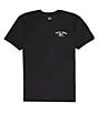 Color:Black - Image 2 - Short Sleeve Surf Club Graphic T-Shirt