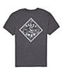 Color:Charcoal Heather - Image 1 - Short Sleeve Tippet Camouflage Fill T-Shirt