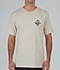 Color:Bone - Image 2 - Short Sleeve Tippet Camouflage Fill T-Shirt