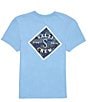 Color:Marine Blue - Image 1 - Short Sleeve Tippet Camouflage Fill T-Shirt