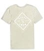 Color:Dusty Sage - Image 1 - Short Sleeve Tippet Graphic T-Shirt