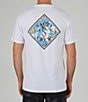Color:White - Image 1 - Short Sleeve Tippet Tropics Graphic T-Shirt