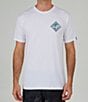 Color:White - Image 2 - Short Sleeve Tippet Tropics Graphic T-Shirt