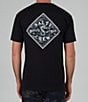 Color:Black - Image 1 - Short Sleeve Tippet Tropics Graphic T-Shirt