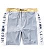 Salty Crew Sidebar 18#double; Outseam Boardshorts, Color:Iron - Image 1