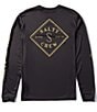 Color:Charcoal - Image 1 - Tippet Long Sleeve Graphic T-Shirt
