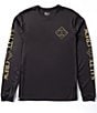 Color:Charcoal - Image 2 - Tippet Long Sleeve Graphic T-Shirt