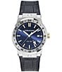 Salvatore Ferragamo Men's F-80 Classic GMT Automatic Leather Strap Watch - Image 1