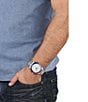Color:Silver - Image 5 - Men's Ferragamo 1898 Quartz Analog Stainless Steel Bracelet Watch