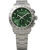 Color:Stainless Steel - Image 1 - Men's Ferragamo 1927 Chrono Stainless Steel Watch