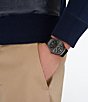 Color:Black - Image 5 - Men's Infinity Sapphire Quartz Analog All Black Silicone Strap Watch