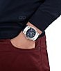 Salvatore Ferragamo Men's Vega Chrono Blue Silicone Strap Watch, Color:Blue - Image 4