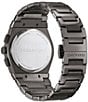 Color:Gunmetal - Image 3 - Men's Vega Chrono Gunmetal Tone Stainless Steel Bracelet Watch