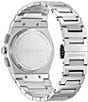 Color:Silver - Image 3 - Men's Vega Chronograph Stainless Steel Bracelet Watch