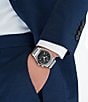 Color:Silver - Image 5 - Men's Vega Chronograph Stainless Steel Bracelet Watch