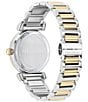 Color:Two Tone - Image 3 - Women's Allure Quartz Analog Two Tone Stainless Steel Bracelet Watch