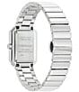Color:Silver - Image 3 - Women's Crystal Quartz Analog Stainless Steel Bracelet Watch