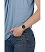 Color:Two Tone - Image 5 - Womens Cuir Quartz Analog Two Tone Stainless Steel Bracelet Watch