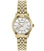 Salvatore Ferragamo Women's Duo Analog Gold Tone Bracelet Watch, Color:Gold - Image 1