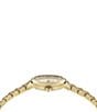 Salvatore Ferragamo Women's Duo Analog Gold Tone Bracelet Watch, Color:Gold - Image 2