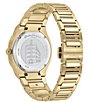 Color:Gold - Image 2 - Women's Ferragamo Elliptical Quartz Analog Gold Stainless Steel Bracelet Watch