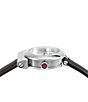 Color:Black - Image 3 - Women's Gancino Quartz Analog Black Leather Strap Watch