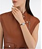 Color:Brown - Image 5 - Women's Gancino Quartz Analog Brown Leather Strap Watch