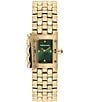 Color:Gold - Image 1 - Women's Secret Quartz Analog Gold Tone Stainless Steel Bracelet Watch