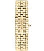 Salvatore Ferragamo Women's Secret Quartz Analog Gold Tone Stainless Steel Bracelet Watch, Color:Gold - Image 4