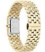 Salvatore Ferragamo Women's Secret Quartz Analog Gold Tone Stainless Steel Bracelet Watch, Color:Gold - Image 5
