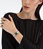 Color:Two Tone - Image 5 - Women's Vega Quartz Analog Two Tone Stainless Steel Bracelet Watch