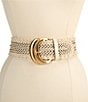 Sam Edelman 2.5#double; Woven Braided Wide Belt - Image 1