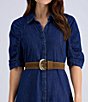Sam Edelman 45mm Organic Buckle Wide Loop Belt, Color:Tan - Image 5