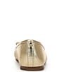 Sam Edelman Alie Cap Toe Metallic Leather Bow Ballet Flats - Image 3