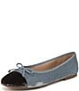 Sam Edelman Alie Cap Toe Velvet Bow Ballet Flats - Image 6