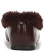 Sam Edelman Alie Cozy Leather Faux Fur Ballet Bow Flats - Image 3