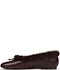 Sam Edelman Alie Cozy Leather Faux Fur Ballet Bow Flats - Image 5