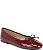 Sam Edelman Alie Patent Leather Bow Detail Ballet Flats - Image 1
