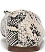 Sam Edelman Alie Snake Print Leather Bow Ballet Flats - Image 3