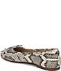 Sam Edelman Alie Snake Print Leather Bow Ballet Flats - Image 4