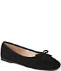 Sam Edelman Alie Suede Bow Detail Ballet Flats - Image 1