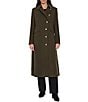 Sam Edelman Asymmetrical Button Off Point Collar Button Front Walker Coat - Image 5