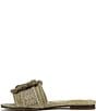 Sam Edelman Bambi Playa Raffia and Fringe Oversized Buckle Slide Sandals - Image 5