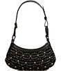 Sam Edelman Bay Crescent Chainlink Shoulder Bag, Color:Black - Image 2