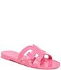 Color:Flamingo - Image 1 - Bay Jelly Double E Slide Sandals