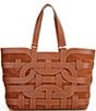 Sam Edelman Bay Large Shopper Tote Bag, Color:Cognac - Image 2