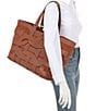 Sam Edelman Bay Large Shopper Tote Bag, Color:Cognac - Image 4